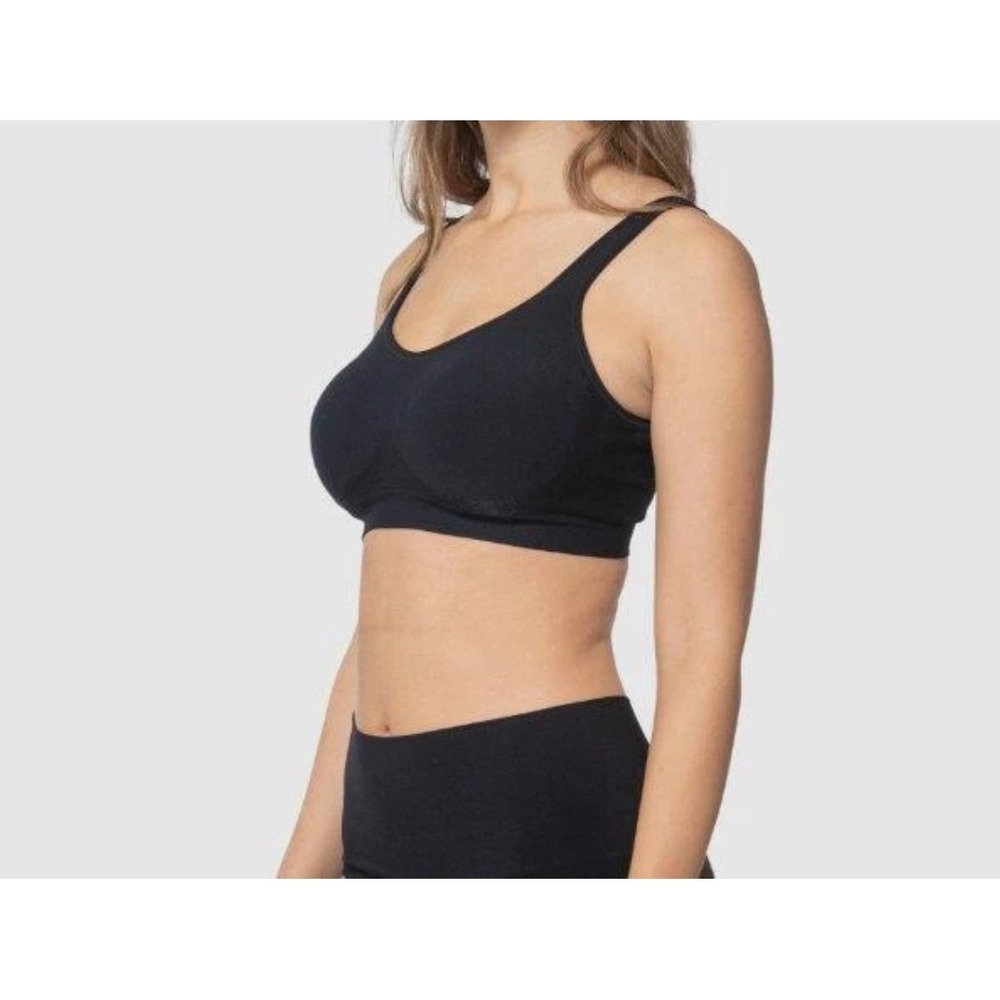 New UNDEROUTFIT Comfort Bra #459 Black Size XL Adjustable Straps